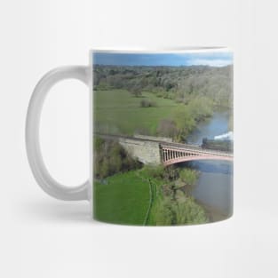 GWR 4079 Pendennis Castle crossing Victoria Bridge Mug